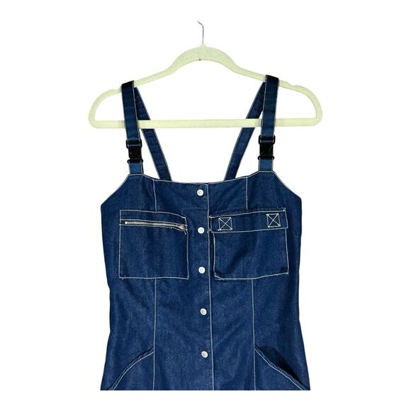 Vintage Tommy Girl Hilfiger Denim Long Maxi Dress SIZE MEDIUM Y2K Grunge - Picture 2 of 5